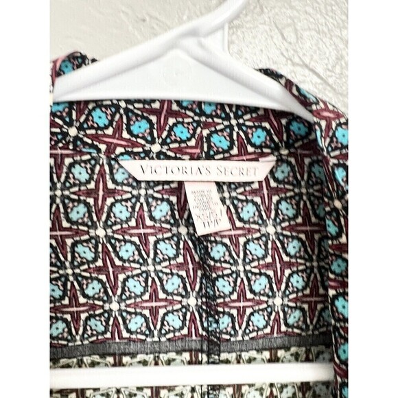 Victoria Secret Kimono Boho Cover Up Cardigan Open Front  Small Festival Rayon - Picture 2 of 8